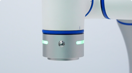 越疆CRAF力控系列協(xié)作機(jī)器人,人機(jī)協(xié)作機(jī)器人,DOBOT越疆科技、法蘭配置環(huán)形狀態(tài)燈